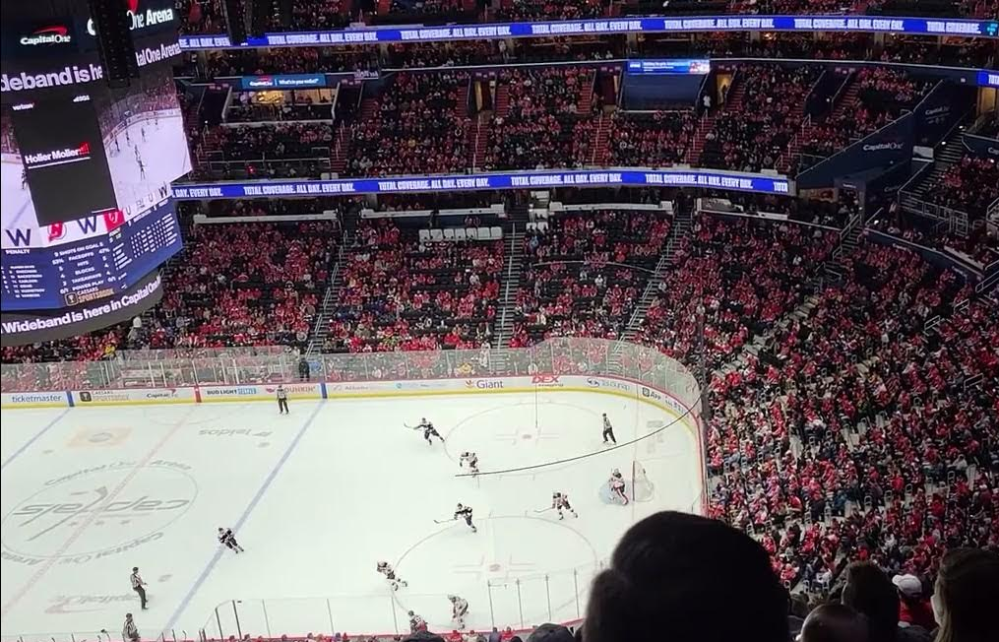 capitol one arena Hockey Game washington dc