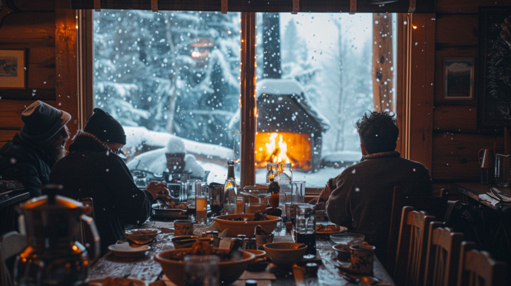 Winter Chalet dining in washington dc