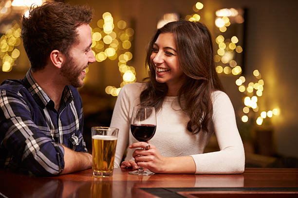 couple getting drinks in DC