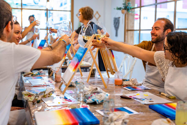 paint and sip class in washington DC