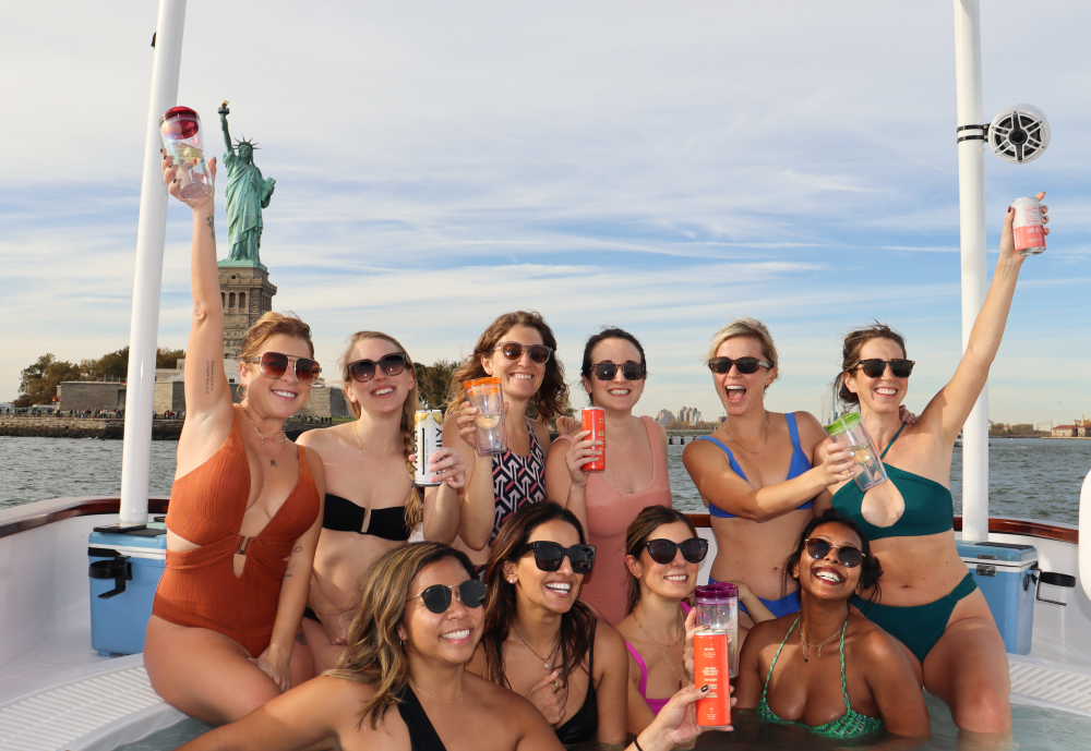 Sweet 16 Birthday party on a hot tub boat in Washington DC