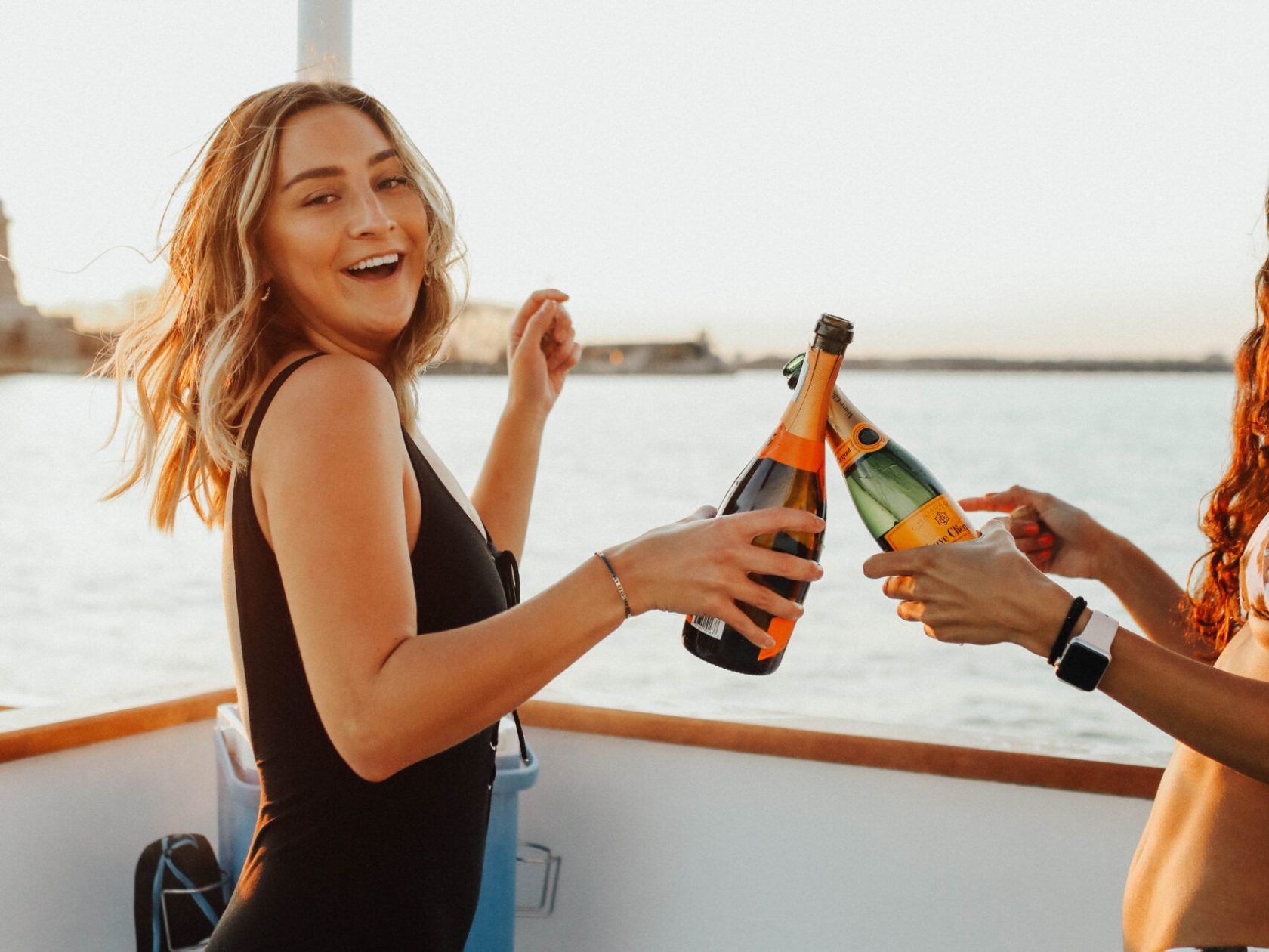 a woman taking a selfie