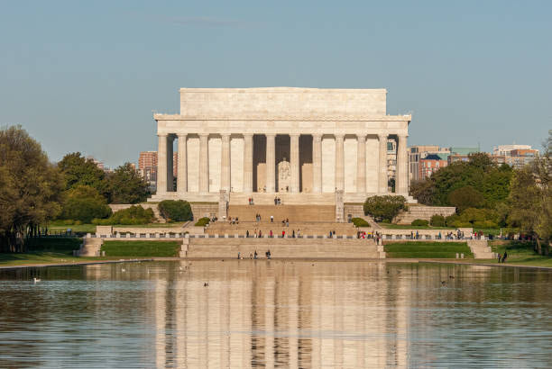 Lincoln memorial from the water Lincoln memorial from the water